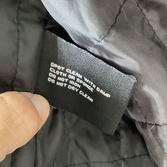 Y2K vintage WILSONS black MOTORCYCLE cafe racer XXL black jacket racing - Picture 6 of 11